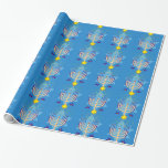 hanukkah menorah wrapping paper<br><div class="desc">"hanukkah menorah ", "happy hanukkah", menorah, "star of david" , "chanukah jewish", Hanukkah, "jewish holidays"chanukah,  hannukah, chanukkah




channuka, channukah,  chanukkah, hannuka, hebrew, jew, ,  , judaism, menora, judaica, </div>