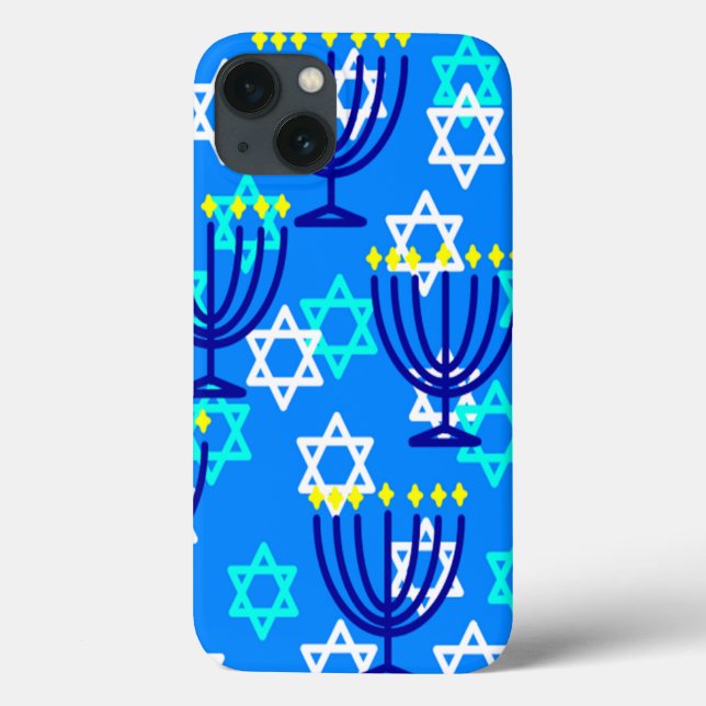 Hanukkah Menorahs Case-Mate iPhone Case (Back)