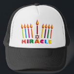 Hanukkah Miracle Trucker Hat<br><div class="desc">Customise it with your own design,  or any of ours.</div>
