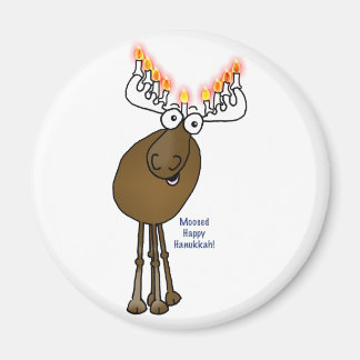 Hanukkah moose! magnet