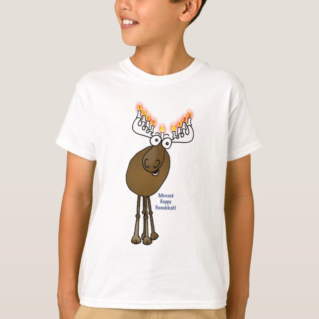 Hanukkah moose! T-Shirt (Front)