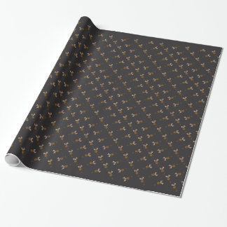 Hanukkah moose! wrapping paper
