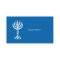 Hanukkah Motif blue Place Card