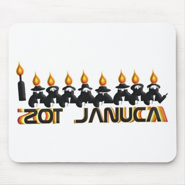 Hanukkah Mouse Mat (Front)