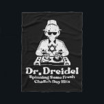 Hanukkah Mr Dreidel Dj Funny Chanukkah Jewish Men  Fleece Blanket<br><div class="desc">Hanukkah Mr Dreidel Dj Funny Chanukkah Jewish Men Boys Kids</div>