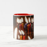 Hanukkah mug<br><div class="desc">Hanukkah is a celebration of spiritual freedom.  The shining candles of the Festival of Lights are appropriate for brightening any time of year.  Photography by Natasha Shabat.</div>