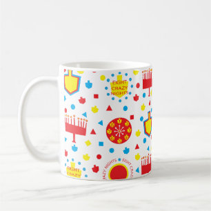 Hanukkah Mug Colourful Crazy 8 Nights
