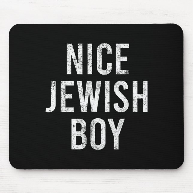 Hanukkah Nice Jewish Boy Cool Chanukah Festival Je Mouse Mat (Front)