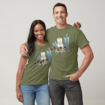 Hanukkah Olives and Candles T-Shirt<br><div class="desc">Hanukkah Olives and Candles</div>