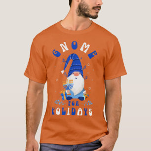 Hanukkah or jewish holiday or Gnome for Holidays T-Shirt