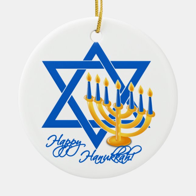 Hanukkah ornament - customize (Front)