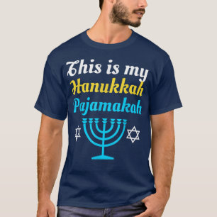 Hanukkah Pajamakkah Chanukah Pajama Jewish Holiday T-Shirt