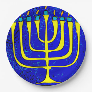 Hanukkah Paper Plate