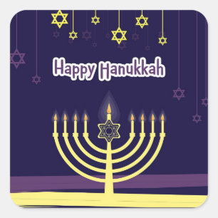 Hanukkah Party Supplies Gift Wrapping Stickers