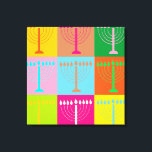 hanukkah Pop Art Canvas Print<br><div class="desc">hanukkah Pop Art</div>