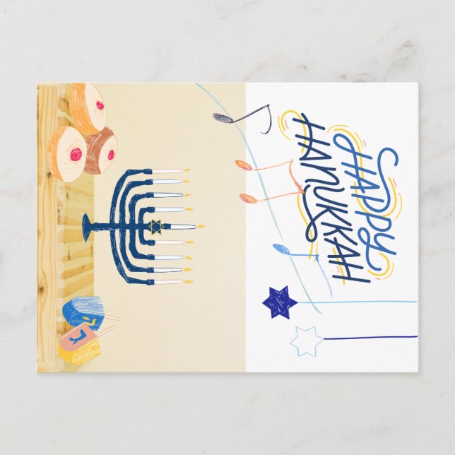 Hanukkah Postcard (Front)