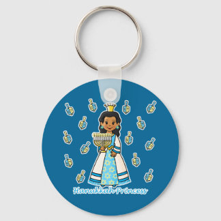 Hanukkah Princess Key Ring