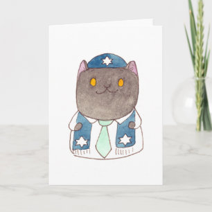 Hanukkah Puck Greeting Card
