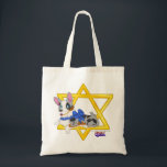 Hanukkah Pups Tote Bag<br><div class="desc">Save the environment from plastic bags AND represent your love of corgis!</div>