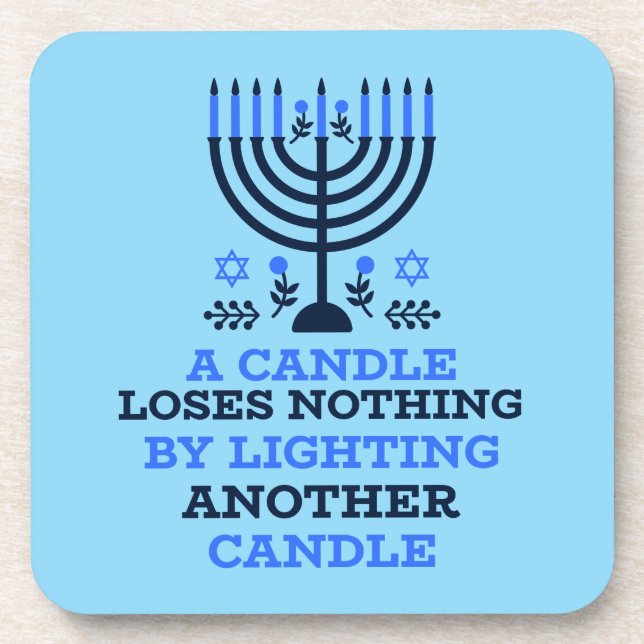 Hanukkah Quote Coasters (Front)