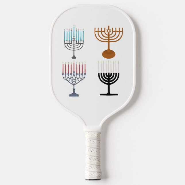 Hanukkah Religion Judaism Jew Pickleball Paddle (Front)