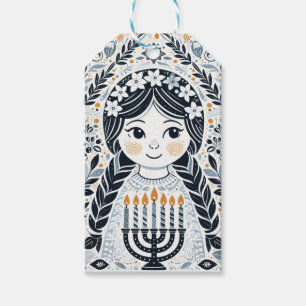 Hanukkah Sameach Elegance Gift Tags: A Touch of Gift Tags