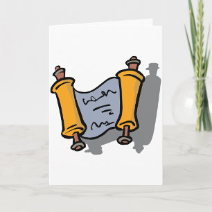 Hanukkah Scroll Greeting Cards