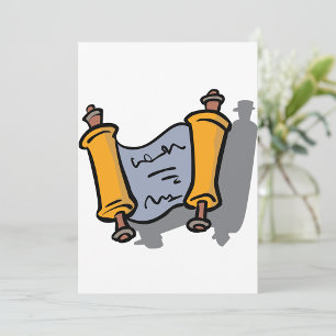 Hanukkah Scroll Invitations