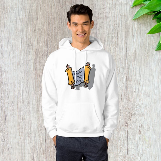 Hanukkah Scroll Mens Hoodie (Creator Uploaded)
