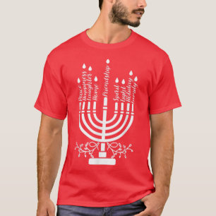 Hanukkah Shirts Jewish Menorah Hanukkah T-Shirt
