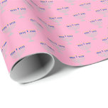 Hanukkah Silver Menorah on Carnation Pink Wrapping Paper<br><div class="desc">Wrapping paper with matte silver menorah with blue candles and yellow candle flame pattern on a carnation pink background. Customisable. Perfect for the Jewish holiday of Hanukkah (Chanukah).</div>