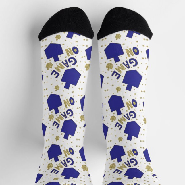 Hanukkah Socks "Game On" (Top)