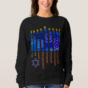 HANUKKAH Spiritual Fruit Christian Sweatshirt