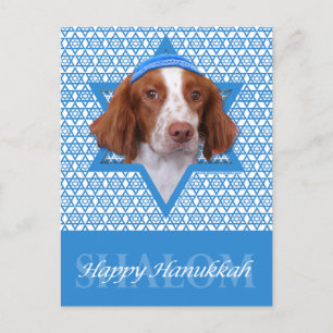Hanukkah Star of David - Brittany - Charlie Holiday Postcard