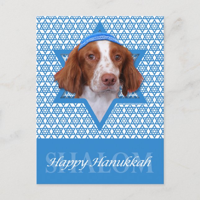Hanukkah Star of David - Brittany - Charlie Holiday Postcard (Front)