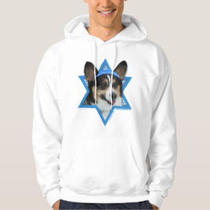 Hanukkah Star of David - Corgi Hoodie