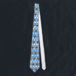 Hanukkah Star of David - GoldenDoodle Tie<br><div class="desc">What could make saying Happy Hanukkah more fun than having this GoldenDoodle Dog wearing a Yamaka surrounded by the Star of David. This whimsical holiday design will be sure to delight your friends and family as well as other dog lovers. This design is available in over 100 Dog Breeds. If...</div>