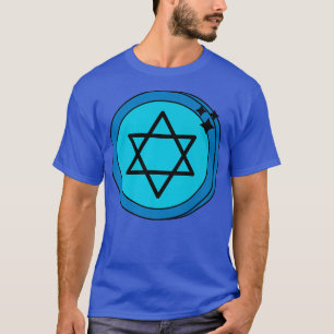 Hanukkah Star of David Vinatage Jewish Holiday T-Shirt