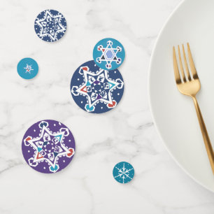 Hanukkah Starflake Confetti