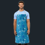 Hanukkah Stars Apron<br><div class="desc">This cute Hanukkah star pattern is an eye-catcher! It's a fun and funky way to dress up decor,  gifts,  apparel,  and household items for the occasion. Check out my store for more pattern items and gift ideas,  or combine items to create an interesting gift package!</div>