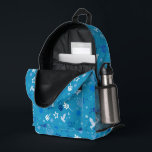 Hanukkah Stars Backpack #3<br><div class="desc">This cute Hanukkah star pattern is an eye-catcher! It's a fun and funky way to dress up decor,  gifts,  apparel,  and household items for the occasion. Check out my store for more pattern items and gift ideas,  or combine items to create an interesting gift package!</div>