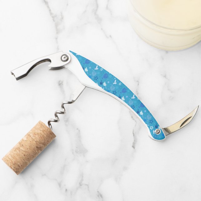 Hanukkah Stars Corkscrew (Front)
