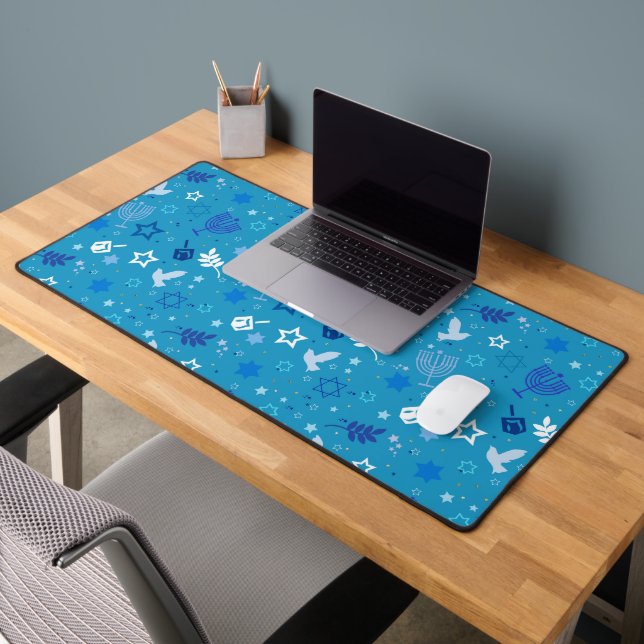 Hanukkah Stars Desk Mat (Office 2)