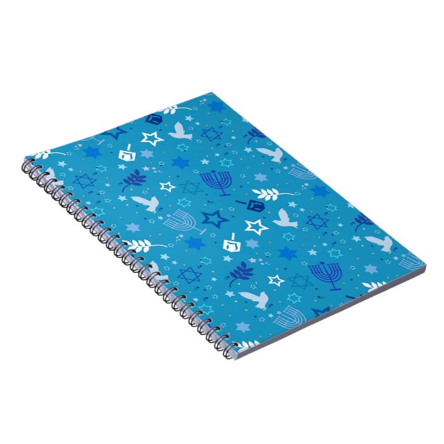 Hanukkah Stars Photo Notebook (Right Side)