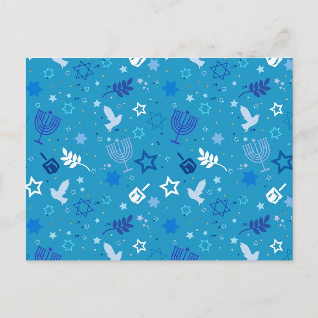 Hanukkah Stars Postcard (Front)