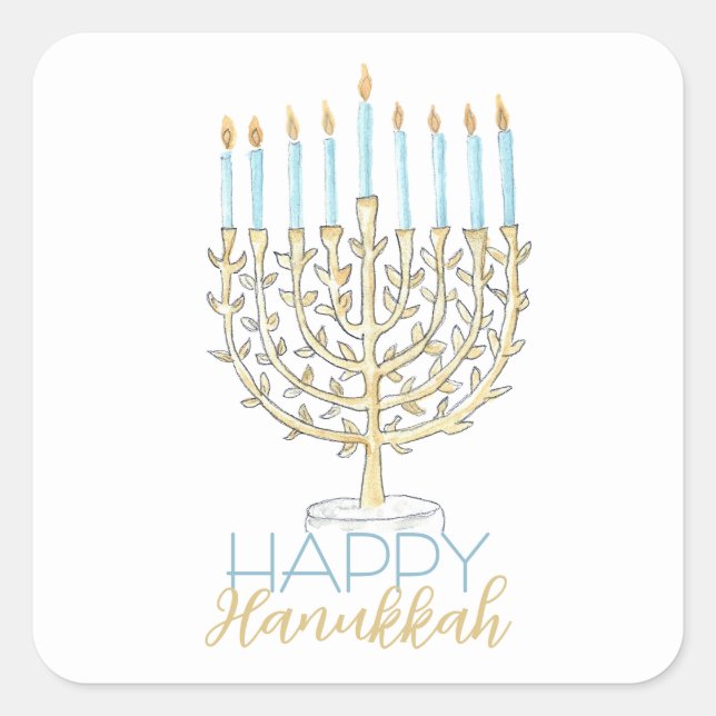 Hanukkah Sticker (Front)