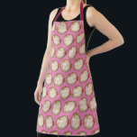 Hanukkah Sufganiyah Jelly Doughnut Jewish Holiday Apron<br><div class="desc">All-over-print apron features an original marker illustration of jelly doughnuts.

This design is also available on other products. Don't see what you're looking for? Contact Rebecca to have something designed just for you.</div>