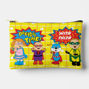Hanukkah Super Friends Dreidel Accessory Pouch