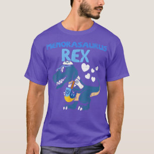Hanukkah T-Rex Menorasaurus Kids Rex Dinosaur Boy  T-Shirt