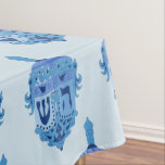 HANUKKAH  Tablecloth COLOR LIPS 60"x84"<br><div class="desc">HANUKKAH  Tablecloth COLOR LIPS 60"x84"</div>